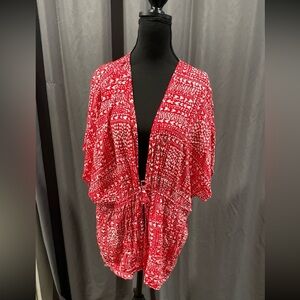 Victoria’s Secret heart print lightweight robe one size